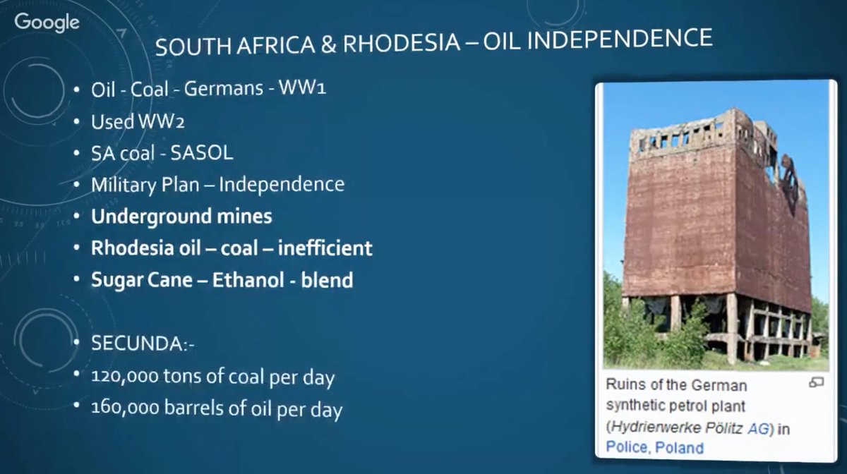 South Arica Coal from Oil